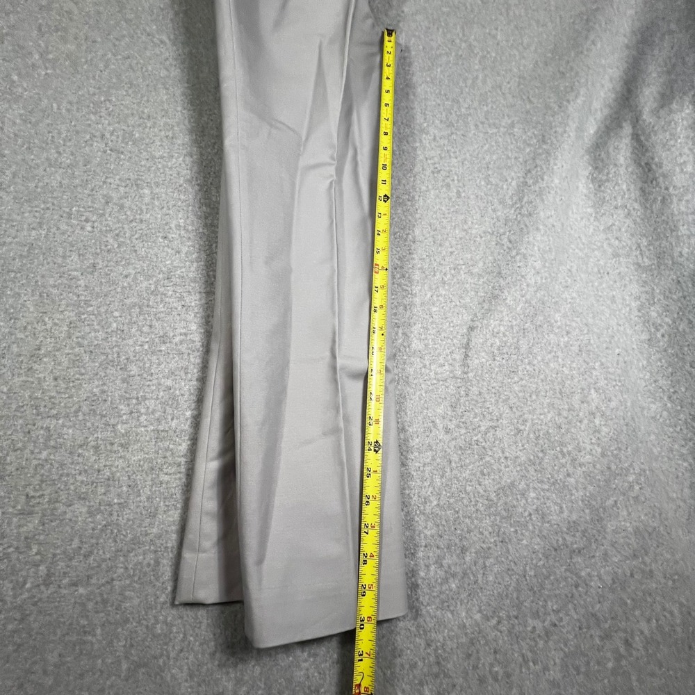 Liz Claiborne Audra Dress Pants Women 10 Silver Gray Straight NWT Professional - Picture 9 of 9